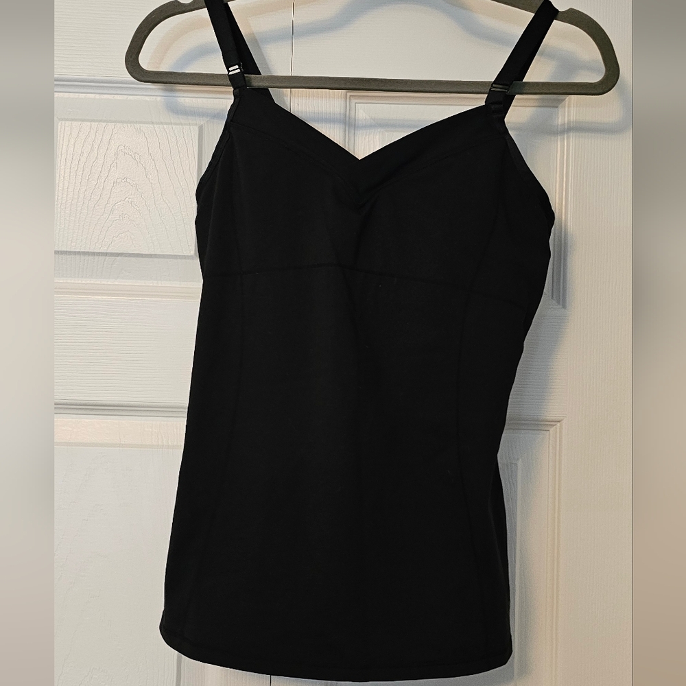 ALO Yoga Black Fitted Bustier Camisole